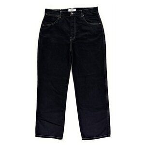 Reformation Jeans Womens Cowboy High Rise Straight Leg Contrast Stitch Size 30